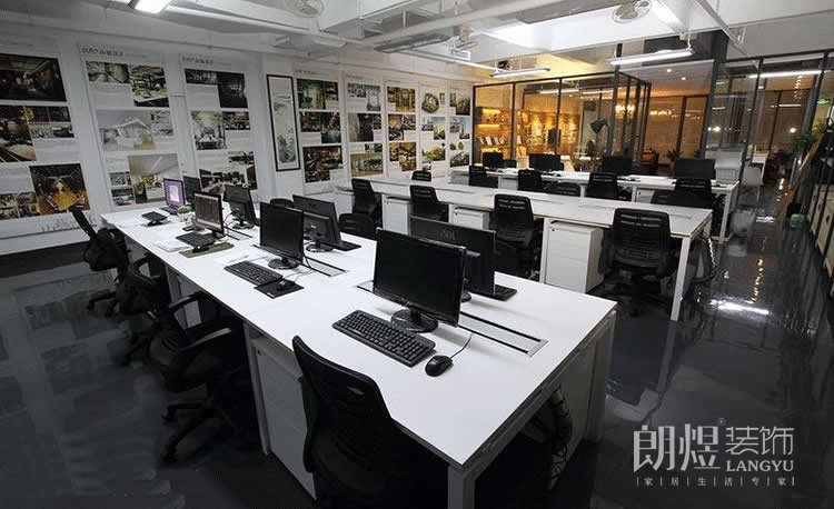 辦公區(qū)背景墻設計